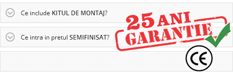 Ce include pachetul SEMIFINISAT?