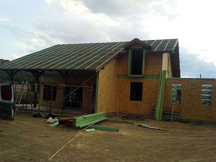 Casa de lemn in stil american CLB-38. Poza 6