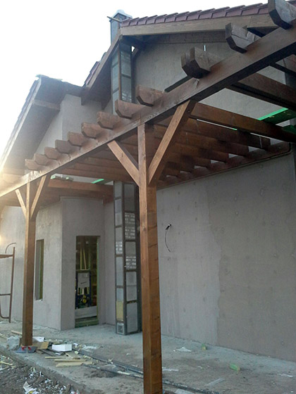 Casa de lemn in stil american CLB-38. Poza 9